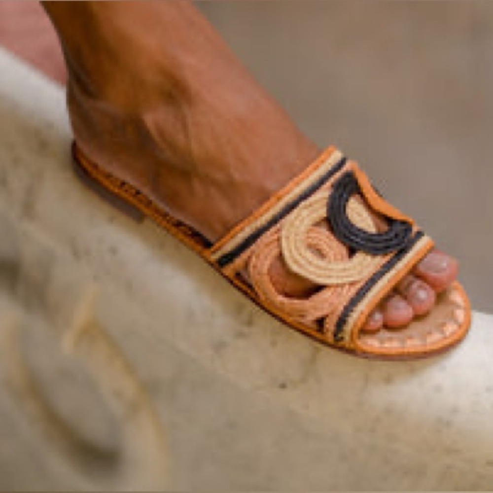 NWT Le Mogador Ortigia Sandal in Cognac Palette